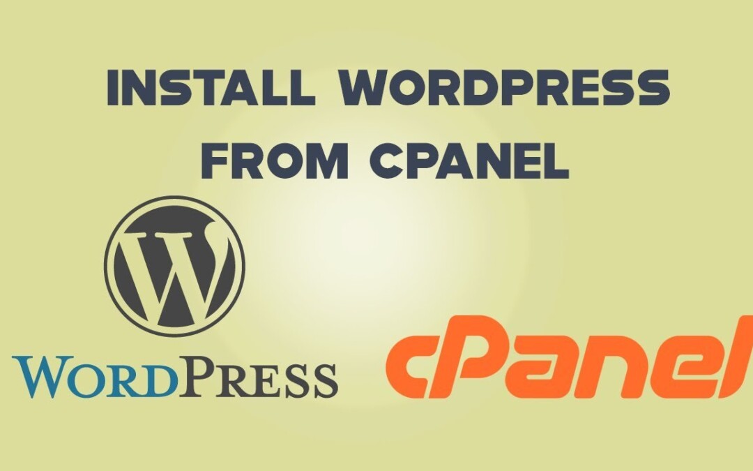 How to install WordPress from your Cpanel 2019