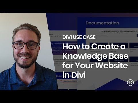 How to Create a Knowledge Base for your Website with Divi